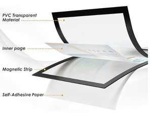 Cadre magnétique transparent en PVC étanche pour affiches et photos A4/A3/A2/A1 – Prêt à la vente – Housse de protection pour album - Product Image 1