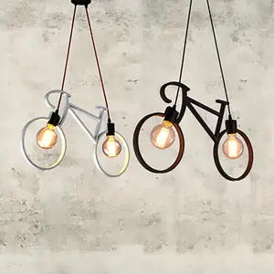جدار مصباح الكورية Suppliers-الشمال الإبداعية شخصية دراجة الحديد المطاوع مصباح سقفي لغرفة المعيشة الكورية بسيطة غرفة نوم الملابس متجر مطعم مصباح