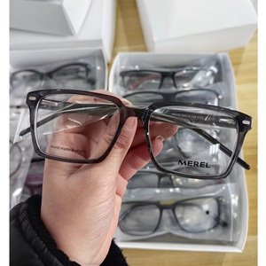 Vente en gros de montures carrées en acétate pour hommes, assortiment de montures optiques en acétate - Product Image 6