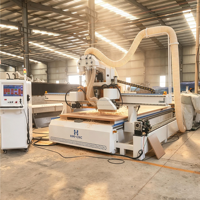 Centre CNC ATC robuste pour le travail du bois 1325, 12 outils, contrôleur Syntec, perçage et fraisage