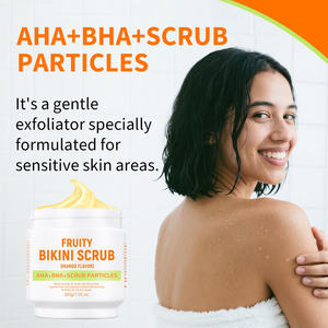 สครับขัดผิว AHA BHA 200 กรัม ขายส่ง เกลืออาบน้ำ สครับมะม่วง ช่วยให้ผิวขาวกระจ่างใส บริเวณบิกินี่ - Product Image 3