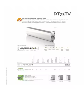 Tuya Smart Home Système de rideau électrique Alexa <span class=keywords><strong>Google</strong></span> Home Connectivity DT72TV Motor Track Set Intégré Wi-Fi Plastique Plaine - Product Image 5