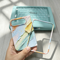 Coque double pliable magnétique pour iPhone, vierge, en TPU et PC, pour sublimation 3D, vente en gros d'usine, pour machine d'impression