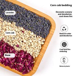 Petit Ours Doré Totoro Corncob Literie pour Animaux <span class=keywords><strong>de</strong></span> Compagnie Fournitures d'Été Sans Poussière Déodorant à Motif Solide pour Hamsters <span class=keywords><strong>Copeaux</strong></span> <span class=keywords><strong>de</strong></span> Sciure - Product Image 4