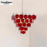 Luminaires de plafond en verre modernes de luxe, design en fer, pour chambre à coucher, restaurant, salon, hôtel, installation pour usage domestique