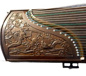 Dragão Tradicional Gravado <span class=keywords><strong>Guzheng</strong></span> Chinês Yangzhou <span class=keywords><strong>Guzheng</strong></span> 21 Cordas Cítara Instrumentos Musicais Chineses Antigos - Product Image 1