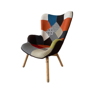 Muebles de comedor, sala de estar <span class=keywords><strong>sillón</strong></span> de, <span class=keywords><strong>sillón</strong></span> lateral para dormitorio, silla tapizada de retazos de tela - Product Image 5