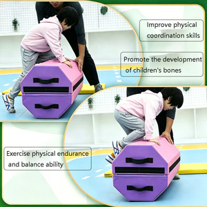 High Quality PVC Octagon Tumbler <strong>Mat</strong> Sponge Gymnastics Training Equipment for Skill Development &amp; Tumbling Exercise - Product Image 5