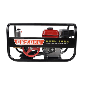 เครื่องพ่นยาเกษตรแบบพกพา 7.5 แรงม้า 4 จังหวะ ใช้ได้ทั้งน้ำมันเบนซินและดีเซล ให้ผลผลิตสูง พร้อมช่องจ่ายน้ำขนาด 22 มม. สามช่อง - Product Image 5