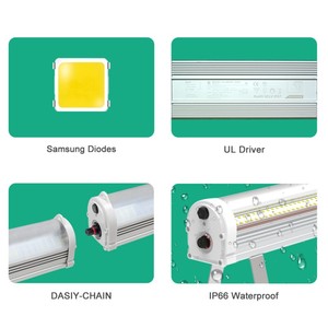 Barra de LED de Espectro Completo LM301H <span class=keywords><strong>Evo</strong></span> IP65 Resistente al Agua de 72W/100W/120W y 1680 Mol/s para Cultivo de Plantas en Invernadero e Hidroponía - Product Image 4