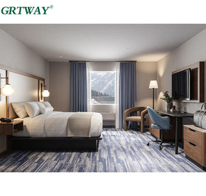 أثاث الفندق 5 نجوم الفاخرة الحديثة تصميم غرفة نوم فندق طقم سرير مخصص ماريوت أثاث غرفة نوم للفنادق مجموعات - Product Image 1