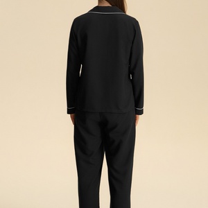 Unisex Custom ODM <strong>Pyjamas</strong> <strong>for</strong> Couple 100% Bamboo Fiber Breathable Thermal <strong>Summer</strong> Spring Casual Woven Sleepwear - Product Image 4