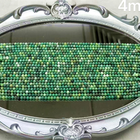 Perles de pierre naturelle en gros 14mm 8mm perles vertes herbe agate perles rondes plaquées pour la fabrication de bijoux