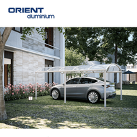 Fait sur mesure 10X20 10X30 20X20 Garage Parking Carport Couverture d'auvent Tente Carpot en aluminium Fabriqué en Chine