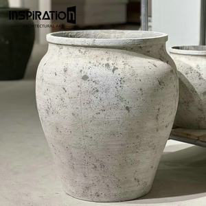 Personalizzato <span class=keywords><strong>Design</strong></span> invecchiato <span class=keywords><strong>In</strong></span> pietra grande vaso di fiori da giardino fioriera/urna/vaso <span class=keywords><strong>In</strong></span> colore antico - Product Image 5