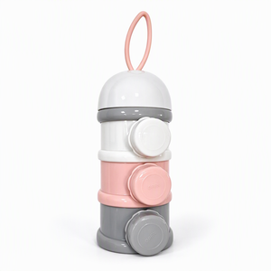 Distributeur de lait en poudre à 3 couches à ouverture latérale, personnalisable, en PP de qualité alimentaire, anti-fuite, portable, pour voyage - Product Image 1