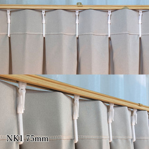 Mua kim loại tường <span class=keywords><strong>Tieback</strong></span> đường sắt trang trí đám cưới Accesory theo dõi loại tối thiểu cực que phụ kiện nhựa rèm treo móc - Product Image 2