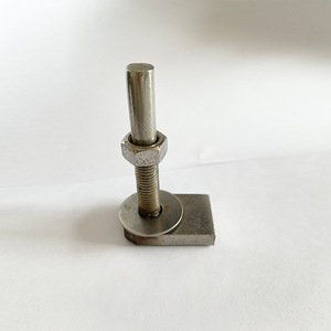 Plaque d'ancrage de type colonne <span class=keywords><strong>en</strong></span> acier inoxydable galvanisé à chaud, plaque d'ancrage <span class=keywords><strong>en</strong></span> acier plat <span class=keywords><strong>en</strong></span> forme de <span class=keywords><strong>U</strong></span>, fixation YV 200 <span class=keywords><strong>en</strong></span> acier - Product Image 3