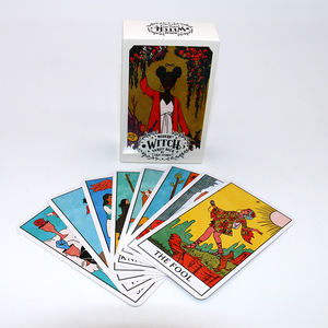 Cartas de <span class=keywords><strong>Tarot</strong></span> Clásicas de Impresión de Fábrica, Cartas de Oráculo de Afirmación, Cartas de <span class=keywords><strong>Tarot</strong></span> de Energía Femenina Neotérmica - Product Image 1