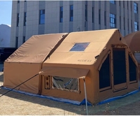 Tente de camping gonflable de haute qualité, imperméable, à ouverture automatique rapide, grand espace, tente familiale de luxe pour l'extérieur, 3000 mm