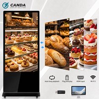 Layar Digital Signage LCD Vertikal 32 Inch Smart Kiosk, Penjualan Terlaris, Lampu Latar LED Full Array, Anti-Silau, Layar Sentuh