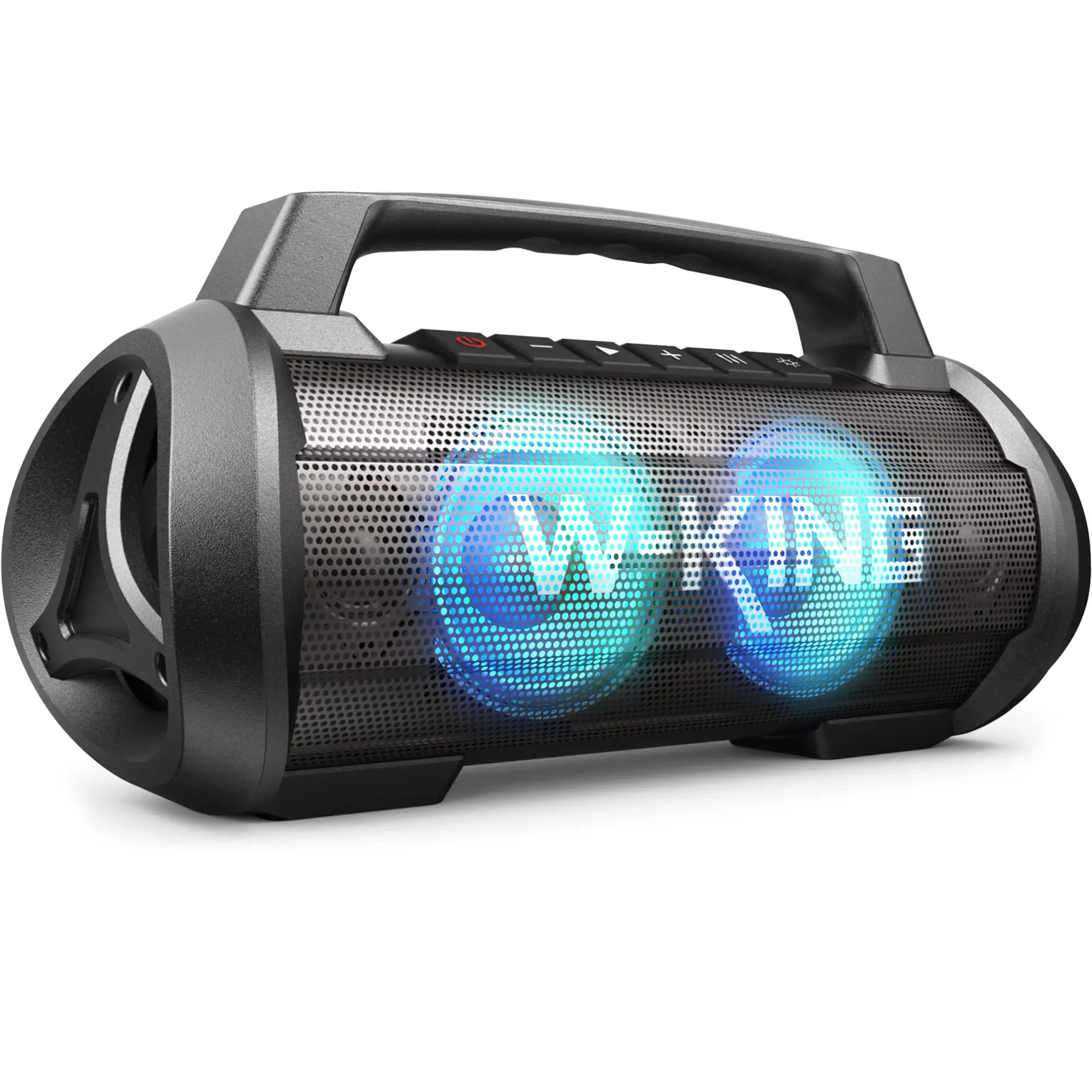 HOT selling 70W Large output RGB light portable outdoor Bluetooth speaker with handle, support wired mic