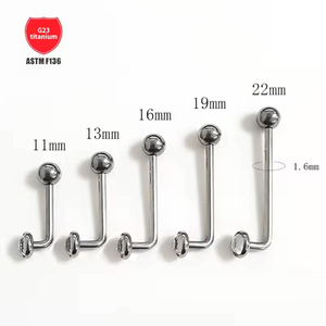 Piercing Vertical de <span class=keywords><strong>Clítoris</strong></span> de 14G, Estilo Ladrillo Checo, Joyería Genital, Joyería de Piercing, Glamour, Gran Venta en Europa - Product Image 2