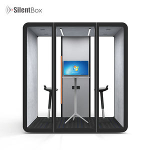 Cabina <span class=keywords><strong>de</strong></span> <span class=keywords><strong>trabajo</strong></span> silenciosa a prueba <span class=keywords><strong>de</strong></span> sonido, moderna cabina <span class=keywords><strong>de</strong></span> teléfono para reuniones, acústica, insonorizada, <span class=keywords><strong>estudio</strong></span>, grabación Pod - Product Image 5