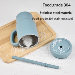 Nuova Borraccia Sportiva per Bambini, in Silicone Alimentare, con Cannuccia, Grande Capacità, Portatile - Product Image 4