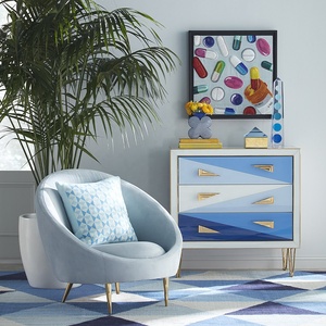 Jonathan adler-mesita <span class=keywords><strong>de</strong></span> <span class=keywords><strong>noche</strong></span> colorida para dormitorio, cajón <span class=keywords><strong>de</strong></span> lujo, espejo, almacenamiento facial, mesita <span class=keywords><strong>de</strong></span> <span class=keywords><strong>noche</strong></span> - Product Image 4