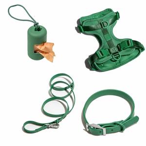 Heavy Duty Comfort Neoprene Dog <b>Harness</b> Set Personalized <b>Pet</b> Collar Reflective Leash Secure Safe All Weather Daily Use Supplies - Product Image 1