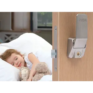 New style high security mechanism room door lock unique push pull latch mortise silent wood door lock