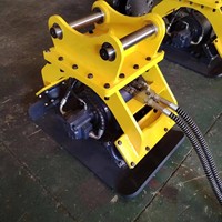 Compacteur de plaques vibrantes hydraulique, compacteur de terre, accessoire d'excavatrice, moteur pour excavatrice de 1 à 4 tonnes, remblai de tranchée, sol
