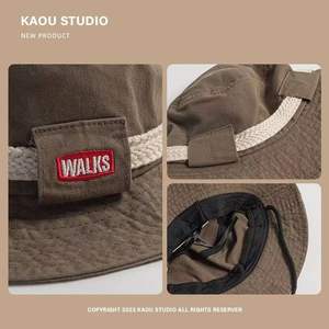 Kaou Studio - Sombrero de Pescador Color Café, Transpirable, Protección Solar, para Senderismo al Aire Libre, Primavera/Verano, Unisex para Adultos - Product Image 4