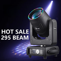 Projecteurs à tête mobile Mini Sharpy Beam 295W DMX512 Lyer Beam Pattern avec 16 canaux et double prisme pour DJ Disco Mariage
