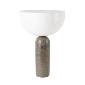 Lampe de table Kizu avec base en marbre, commande tactile, source de lumière LED, base d'ampoule E27, lampe de bureau pour chambre à coucher et bureau - Product Image 5
