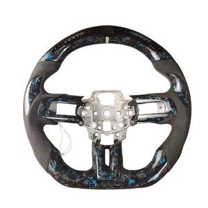 Volant sport en fibre de carbone forgé sur mesure avec écran LED chauffant pour Ford Mustang GT350R 2015 2016 2017 <span class=keywords><strong>2018</strong></span> 2019 2020 2021 - Product Image 1