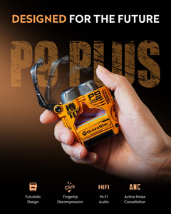 Audífonos TWS GravaStar Sirius Plus SE Edición <span class=keywords><strong>War</strong></span>, Estuche de Aleación de Zinc Pintado a Mano, Diseño Desgastado, Controlador Híbrido, Baja Latencia de 65ms, RGB - Product Image 2