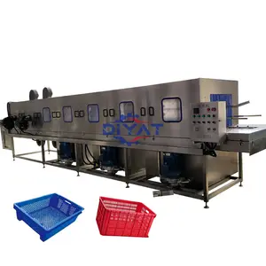 high quality plastic egg tray washing drying machine crate washing machine box cleaning equipment