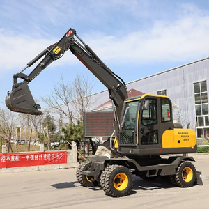 Hengwang HW-75 7.5ton Mini Digger Ruote Escavatori Idraulico Ruota Escavatore - Product Image 4
