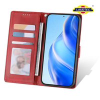 Étui de téléphone en PU de qualité supérieure en gros pour S24 FE & S26 Ultra avec dragonne, cordon, porte-cartes multiples, étanche, antichoc et béquille