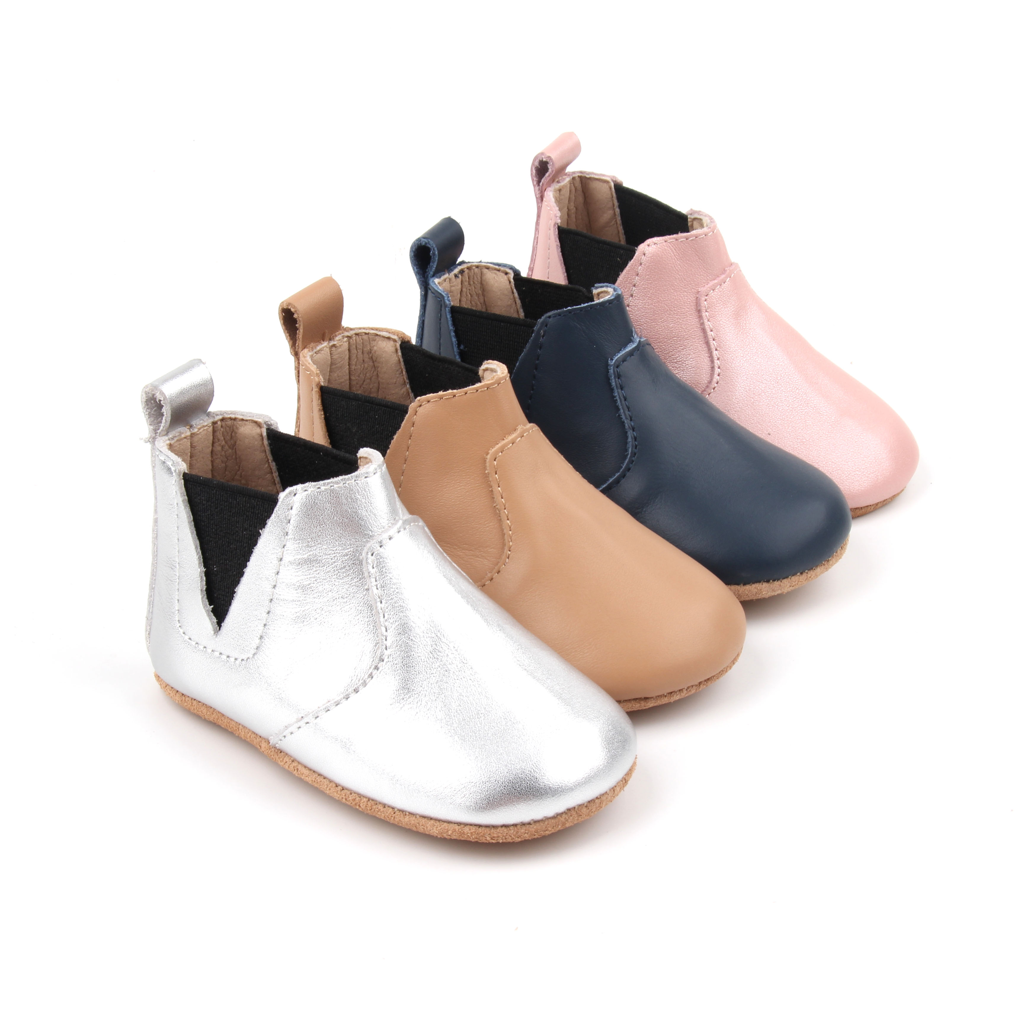 2021 New Custom Logo Shoes Soft Sole Infant Genuine Leather high quality Baby Boots