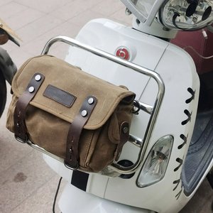 Motosiklet yan araba kafa araba kilitli çanta su geçirmez kiti bisiklet kuyruk çantası sürme arka koltuk çantası - Product Image 6