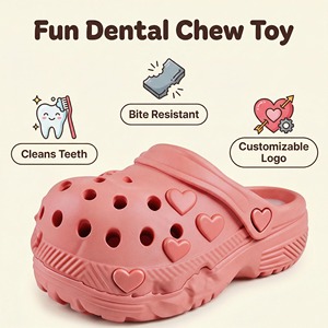 Nouvelles pantoufles personnalisées très vendues, jouet en caoutchouc durable pour chiot, jouets à mâcher indestructibles pour chiens agressifs - Product Image 4