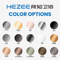 HEZEE Top Deal Logo personnalisé Couleur Acier inoxydable Mélangeur de cuisine Robinet de restaurant Mélangeur d'eau chaude et froide