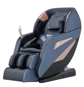 Cadeira inteligente dobrável, atacado inteligente 2022 4d sl faixa zero gravidade spa máquina de controle remoto calor balanço massageador cadeira com massageador do pé