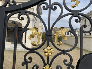 Puerta de Entrada Decorativa de Aluminio Industrial, Elegante Puerta Batiente de Aluminio, Puertas de Aluminio Fáciles de Instalar - Product Image 2