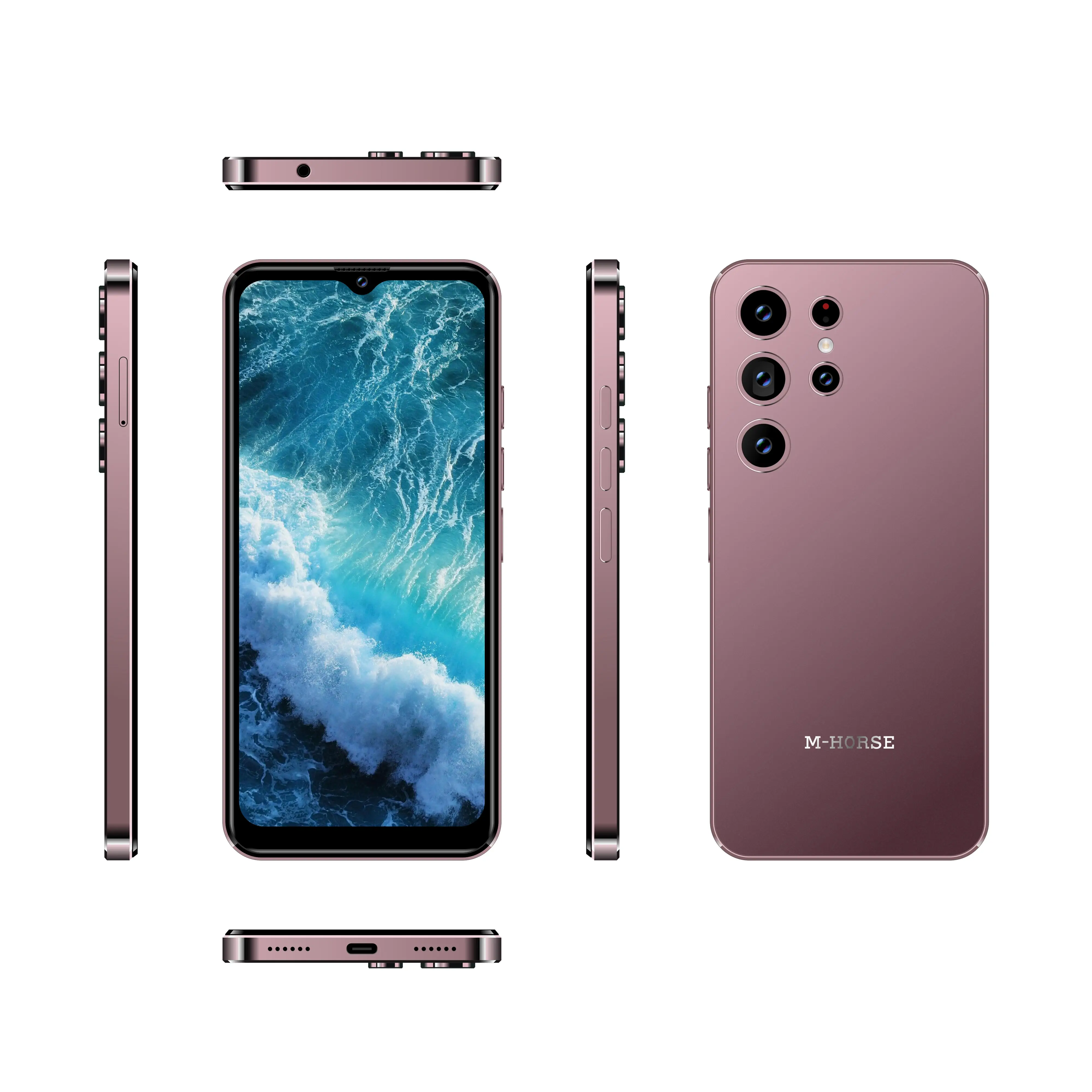 M HROSE S19 ponsel 5000 mAh kualitas tinggi, ponsel Android dua kartu SIM tidak terkunci dengan harga terendah