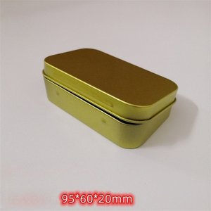 Boîte <span class=keywords><strong>en</strong></span> fer carrée 95 à couvercle rabattable pour outils de beauté, clé USB, câble de données, cosmétiques, bijoux et petits objets - Product Image 5