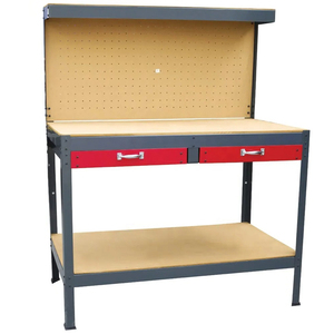 Banc de travail robuste pour le travail du bois avec tiroir de rangement, cadre de rangement d'outils d'usine pour garages et ateliers - Product Image 3